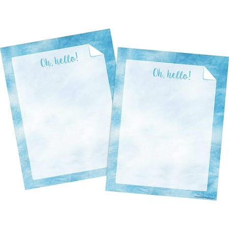 UPC: 0704068043374 | Barker Creek Designer Computer Paper 100 Sheet Set  Blue Tie-Dye  Decorative Paper  Stationery  8.5  x 11   100 sheets  Home  School  and Office Supplies (4337)