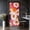 Color 3, variant on Door Stickers Peel and Stick Door Mural Abstract geometric Red neon bright blue lightnings Removable Wallpaper 30.3''x78.7'' Self-Adhesive Mural for Kitchen Living Room Bedroom Decor