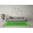 thumbnail image 3 of Ahgly Company Indoor Rectangle Oriental Green Traditional Area Rugs, 2' x 5', 3 of 4