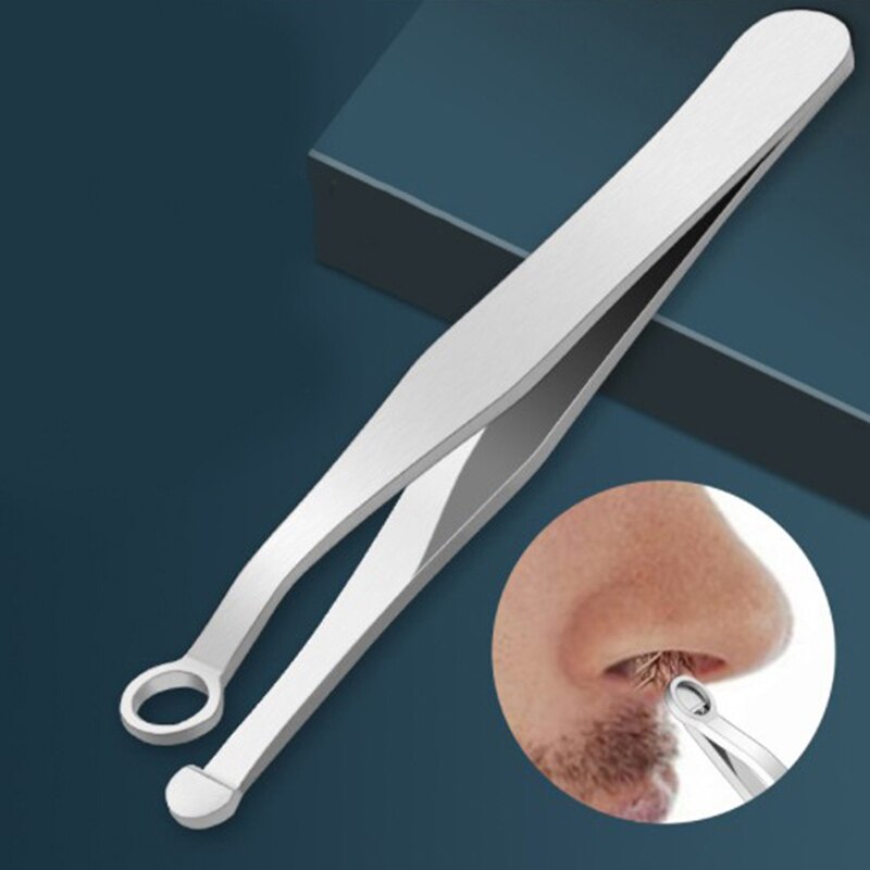 Pince à épiler Universelle Acier Inoxydable Pointe Ronde - Neuf - Pour Sourcils, Nez, Cheveux