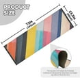 thumbnail image 5 of Yayeee Runner Rug for Bedroom 2'x6' Machine Washable Hallway Non Slip Mat, Color Striped, 5 of 8