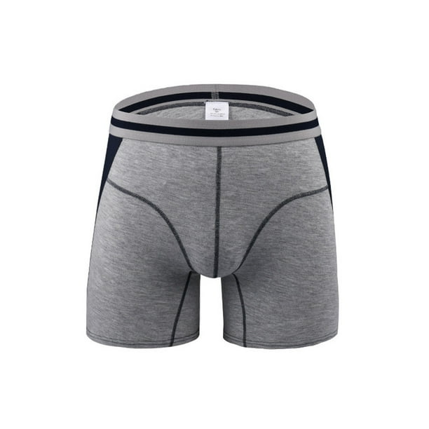 jovati Mens Underwear Boxer Briefs Mens Sexy Long Boxer Shorts