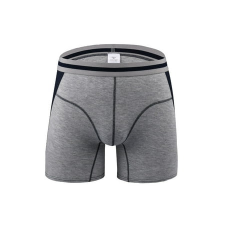 RXIRUCGD Mens Underwear Mens Sexy Long Boxer Shorts Underwear Leg Soft ...