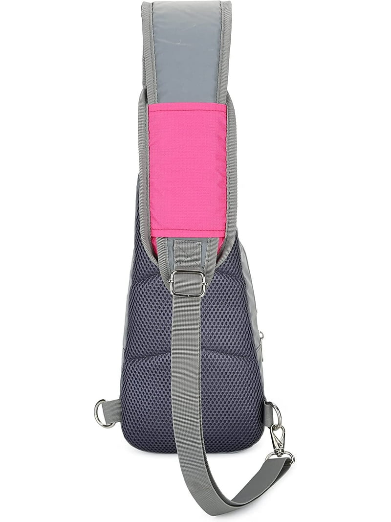 Hi Vis Pink Reflective Crossbody Bag Sling bag. Multipurpose