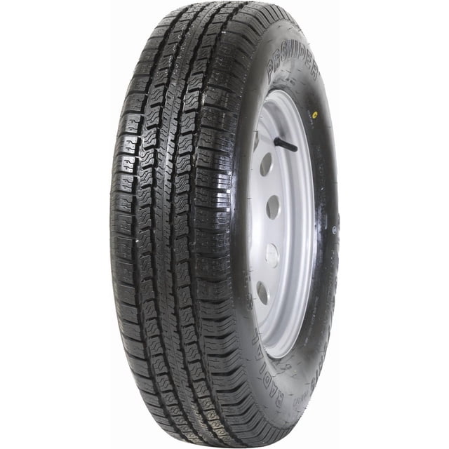 Taskmaster Tire/Wheel Assembly A15R45SMM Tire/Wheel Assembly; Provider; 15 Inch Diameter x 5 Inch Width; 5 x 114.3 Millimeter/5 x 4.50 Inch Bolt Pattern; Modular; 2 Piece Welded Steel Construction