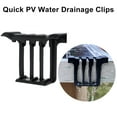 Pv Solar Panel Water Guide Clips for Enhanced Power Multi Channel Quick