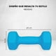 thumbnail image 3 of Set de 2 Mancuernas X-Rush Hexagonales de 8 lbs (16 lbs) con Recubrimiento de Neopreno Azules, 3 of 8