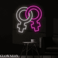 thumbnail image 3 of Glowneon Lesbian Symbol Neon Sign, Pride Symbol Led Sign, Female Sign, 3 of 5