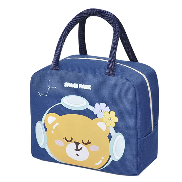 Bolsa de almuerzo aislada para mujeres y hombres, linda lonchera reutilizable para oficina, trabajo, viajes, picnic