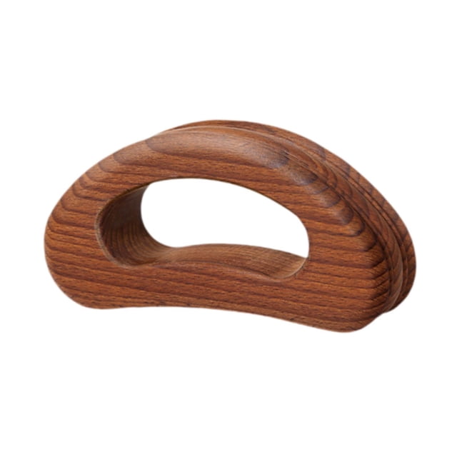 TISHITA Wooden Massage Tool Easy to Use Practical Manual Massager for Back Face Legs Brown