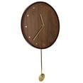 thumbnail image 3 of 11.8 X 2 In Silent Wood Clock, Wall Clock, Stylish Office For Home, 3 of 8
