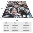 thumbnail image 4 of Ben Actor Affleck Printed Blanket Throw Lightweight Super Soft Micro Fleece Throw Blankets, 4 of 5