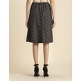 thumbnail image 4 of Moomaya Printed A-Line Skirt For Women, Elastic Waist Midi Length Formal Look Skirt, 4 of 8