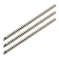3Pcs Receiving Tubes Medical Grade Stainless Steel Holding Piercing