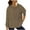 Khaki, variant on HAiming Hoodies for Women Trendy Drawstring Solid Color Basic Pullover Sweatshirts Casual Loose Blouse with Pockets