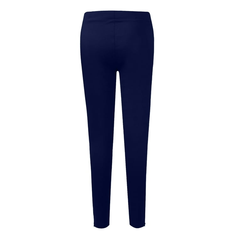 Navy jeggings plus size hot sale