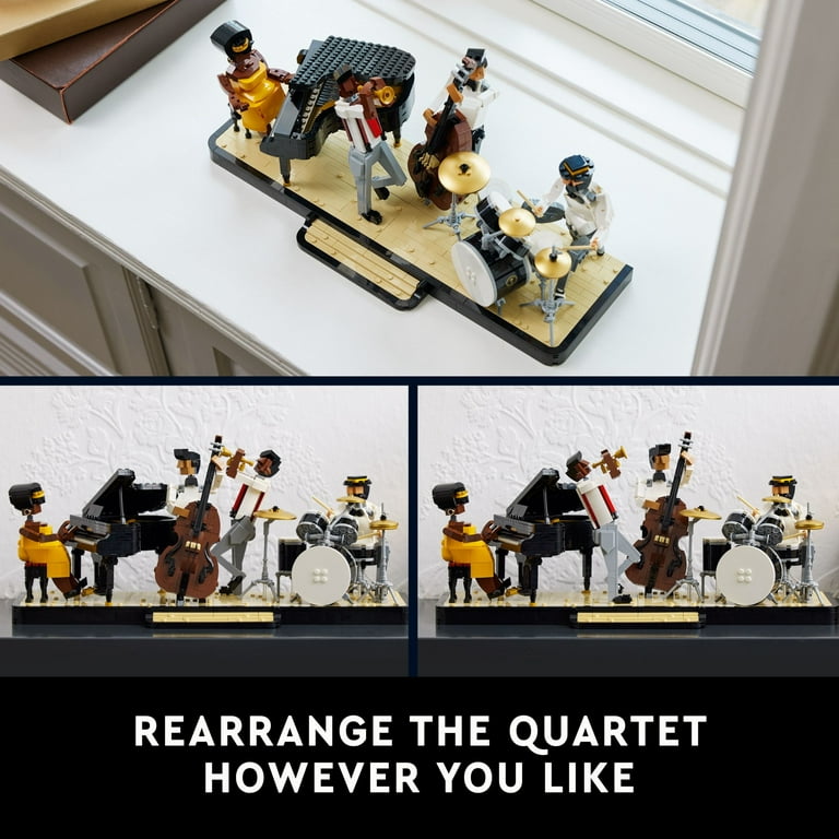 LEGO Ideas Jazz Quartet, Building Set for Adults Featuring