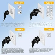 1600Watt Voltage Converter 220V to 110V for Any American Appliances such as Hair Dryer, Rice Cooker, Blender, Coffee Maker, Surge Protection, High Power Step Down Transformer US to EU/UK/AU/Asia