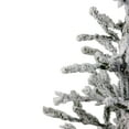thumbnail image 3 of Northlight 36" Green Flocked Alpine Coral Artificial Christmas Tree - Unlit, 3 of 5