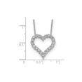 thumbnail image 3 of 1.00 Carat (Ctw VS1-VS2, E-F) Lab-Grown Diamond Heart Pendant Necklace in 14K White Gold with Chain for Women, 3 of 5