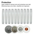 thumbnail image 5 of Seipola 20 Sets Coin Holder, Silver Eagle Protector, 46mm ID, Plastic, Clear, Airtight Dollar Coins Capsules, American Collectors Cases, Collection Supplies, Tight Treasures Storage Containers, 5 of 7