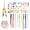 188pcs Large Letter Bead, variant on 1977pcs Pony Beads Kit Set Bulk Making 64 Colors Plastic Letter Elastic String Jewelry Making Kit Friendship Bracelet Kits Kandi Beads DIY Birthday Crafts Gift for Girls 6x9mm