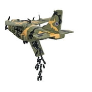 Military 21-Inch Cargo Plane C130 Bomber Bombs 12 Mix Vehicles 50 Army Soldiers