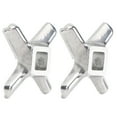 thumbnail image 1 of Meat Grinder Blade Parts, 2PCS Meat Grinder Knife Cutter Stainless Steel Securely Mounted  For Maintenance, 1 of 8