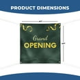 thumbnail image 5 of Grand Opening Banner Sign For Outdoor-Indoor Use 4x4 Ft Large Custom Banner and Signs with Hanging Rope Grand Opening Backdrop for Party Decor Oxford Cloth Sublimation Banner for Easy Hang, 5 of 6