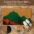 thumbnail image 3 of Boho Coir Doormat for Outdoor Entrance, Boho Front Door Mats Outdoor, Boho Welcome Mat, Boho Door Mat Outdoor, Boho Indoor Door Mats for Entryway, 17x30 (Forest Mountain), 3 of 5