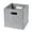 Gray, variant on Storage Bins Bags, Clothing, Clothing, Children's to ys Storage Box, Wardrobe, Foldable Storage Box, Desktop Snack and Miscellaneous Storage Box, Gray