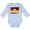 AE-Light Blue, variant on Inktastic German Soccer Boys or Girls Long Sleeve Baby Bodysuit