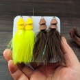 thumbnail image 1 of 4 señuelos de pesca con mosca, cebos biónicos portátiles, anzuelos de pesca, señuelos artificiales para lubina, accesorios para exteriores en aguas, 1 of 8