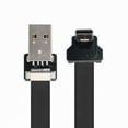 thumbnail image 7 of Xiwai Up Down Angled USB 2.0 Type-A Male to USB-C Type-C Male Data Flat Slim FPC Cable for FPV and Disk and Phone, 7 of 7