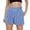 Sky Blue, variant on Womens Glitter Velvet Shorts Carnival Sequin Shorts With Pockets Elastic Waist Casual Comfortable Summer Wide Leg Clubwear