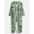 thumbnail image 2 of Shrek Baby Boys Sleep & Play Footed Pajamas, One Piece, Sizes NB-6/9M, 2 of 3