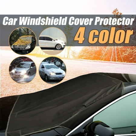 Auto Windshield Snow Sun Sunshade Cover Tarp Ice Scraper Frost Removal Car Truck Van SUV (Best Car Or Suv For Snow)