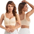 thumbnail image 6 of Women Bras, Lace Comfortable Front Close Wireless Bra, 6 of 8