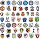 thumbnail image 4 of 100Pcs Soccer Team Logo Stickers, Soccer Club Sticker Pack, Waterproof Vinyl Stickers, Match Stickers for Laptops, 4 of 4