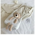 thumbnail image 5 of HaoXianJian Bags for Women Cute Bear Tote bag Shoulder Large Underarm bag Travel Work Handbag, 5 of 9