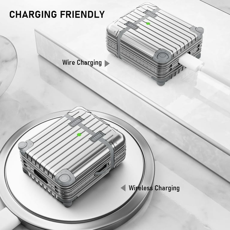 V-MORO Apple AirPods 2nd Case Lid Suitcase Wireless Charging