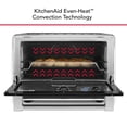 thumbnail image 5 of Horno digital para encimera KitchenAid con Air Fry y piedra para pizza, KCO128CU, Contour Silver, 5 of 5
