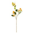thumbnail image 2 of Artificial Orange Branch, Fake Fruit Decor, Realistic Silk Leaves, Home Restaurant Centerpiece, Plastic Table Vase Arrangement, Year-Round Display, 2 of 7