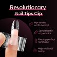 thumbnail image 3 of Nail Gel 10PCS Nail Tips Clip for Quick Building Extension Nail Plastic Finger Extension Builder for DIY Manicure Nail Art, 3 of 5