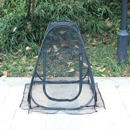 koolsoo Camping Mesh Tent Single Person Shelter Automatic Opening with Carry Bag Outdoor Screen Tent for Picnic Kayaking Lawn Fishing