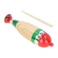 thumbnail image 2 of Guiro Instrument de Percussion, 21cm Joli Design Guiro en Bois Cadeau Idéal pour la Maison, 2 of 7