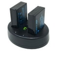 thumbnail image 3 of Replacement for Canon EOS 250D Battery (2-Pack, 1040mAh) and Dual Charger, 3 of 3