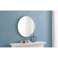 thumbnail image 4 of Metal frame Round Mirror 24 inch Silver finish, 4 of 5
