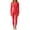 Red, variant on Edvintorg Matching Sets Women Plus Size Fashion Crew Neck Long Sleeve Top and Pant Thermal Fleece Outfits 2 Piece Loungewear Women Clothing Black S