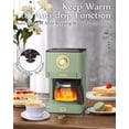 thumbnail image 5 of Drip Coffee Maker, Coffee Machine with 25 Oz Glass Coffee Pot, Retro Style Coffee Maker with Reusable Filter & Three Brewing Modes, 30minute-Warm-Keeping, Matcha Green, 5 of 7
